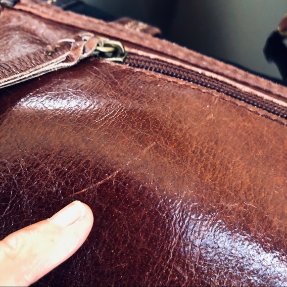 The Sak Multi Toned Leather Crossbody EUC - Picture 7 of 8